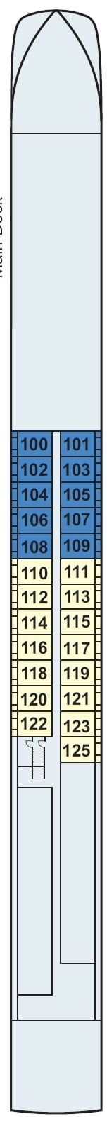 Deck plan for Main Deck