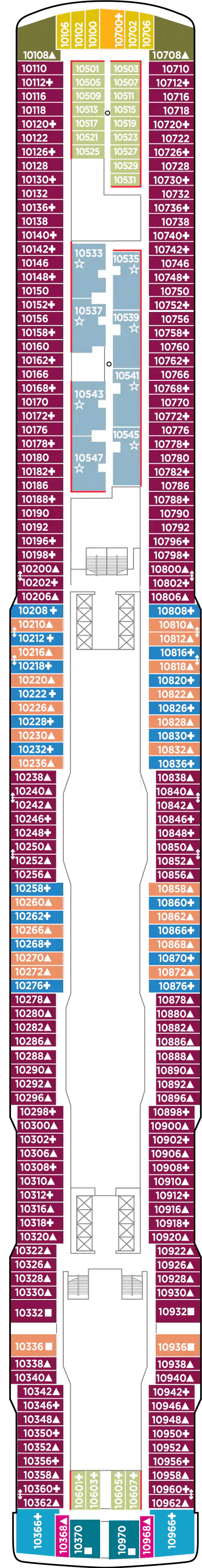 Deck plan for DECK 10