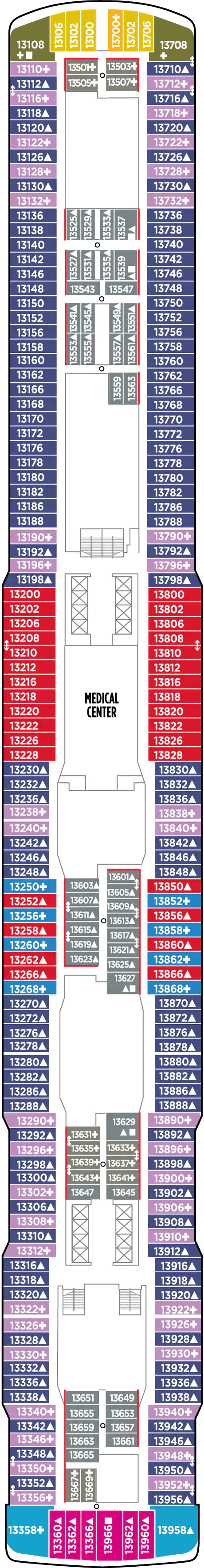 Deck plan for DECK 13
