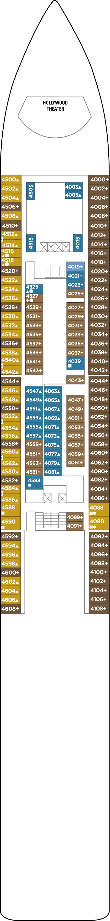 Deck plan for Deck 04