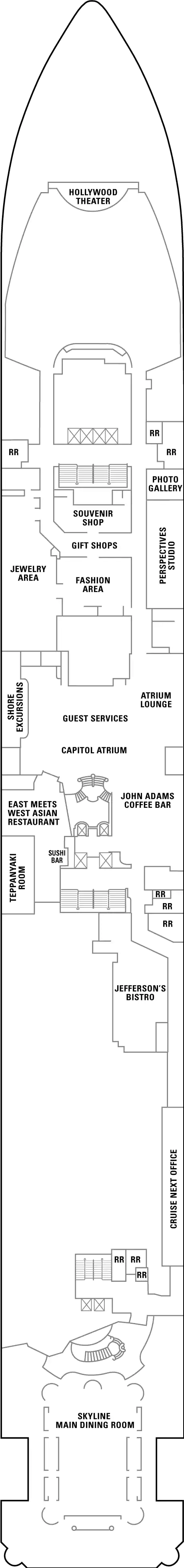 Deck plan for Deck 05