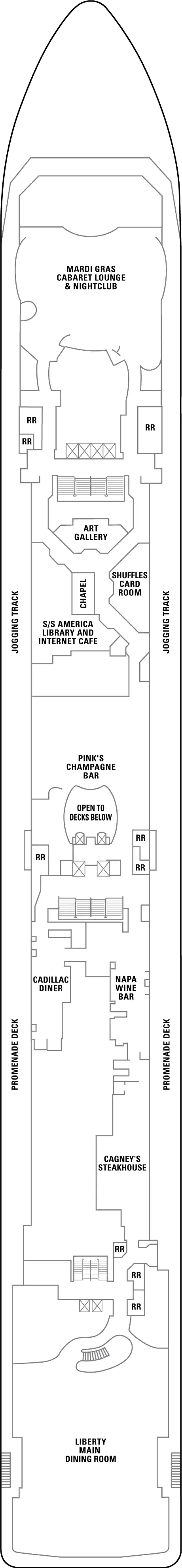 Deck plan for Deck 06