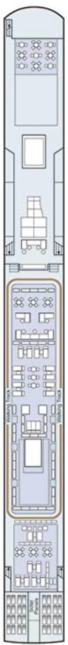 Deck plan for Sun Deck