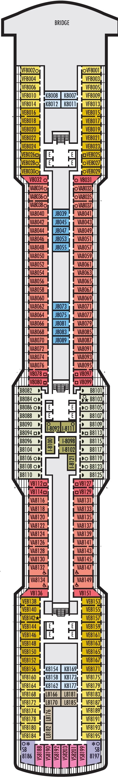 Deck plan for Navigation Deck