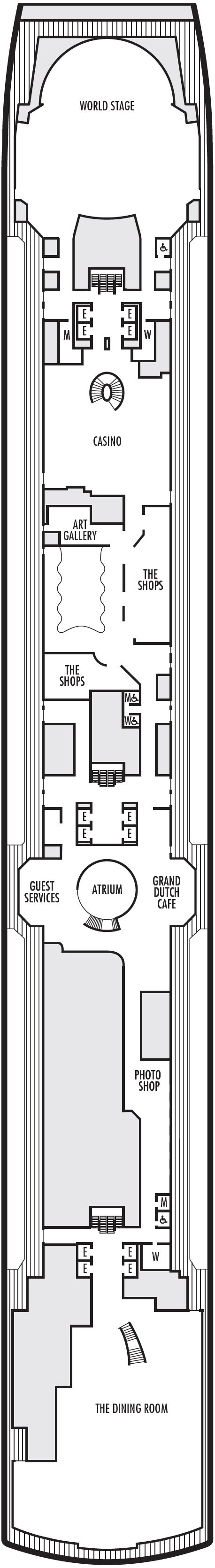 Deck plan for Promenade Deck