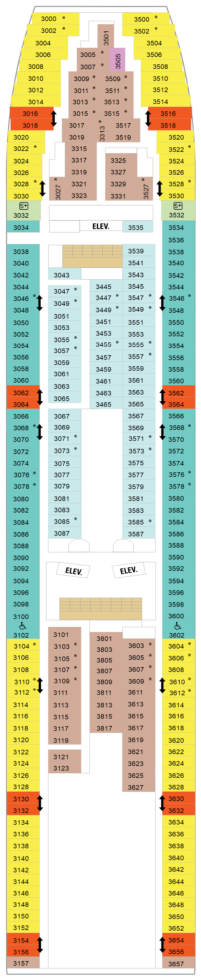 Deck plan for Deck 03