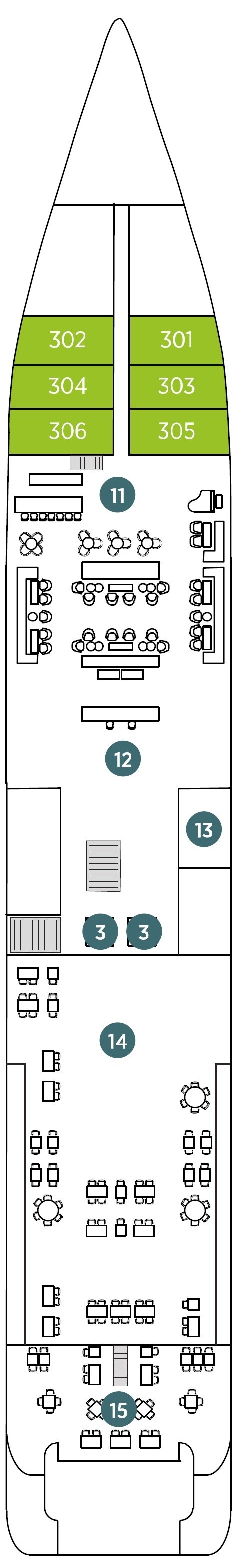 Deck plan for Deck 3