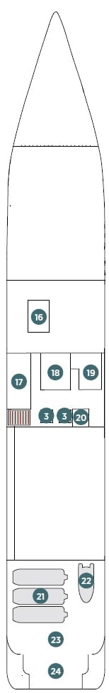Deck plan for Deck 2