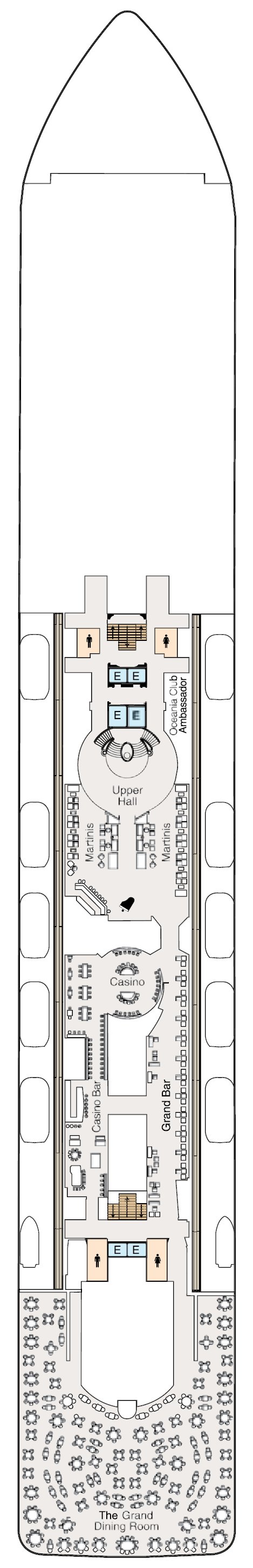 Deck plan for Deck 6