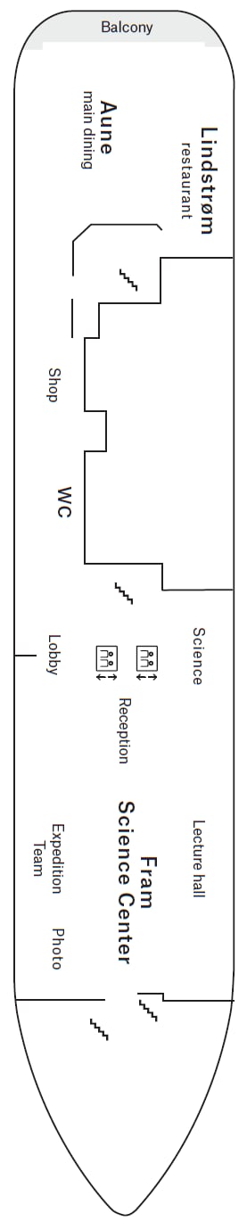 Deck plan for Deck 4