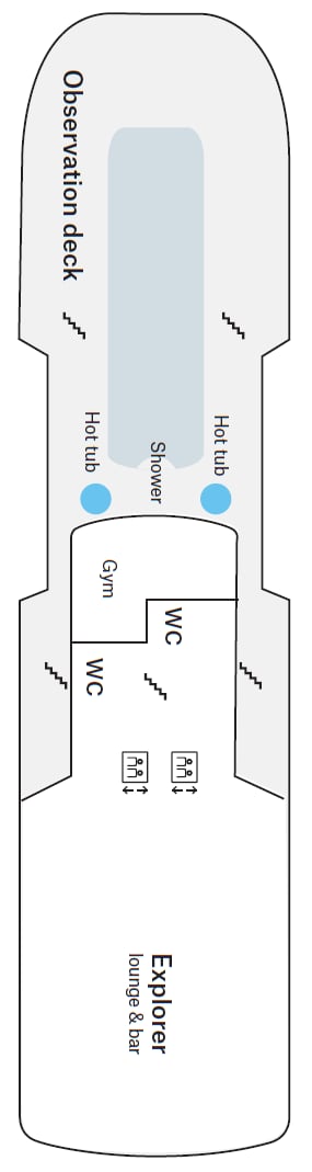 Deck plan for Deck 7