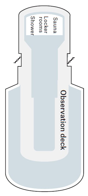 Deck plan for Deck 8