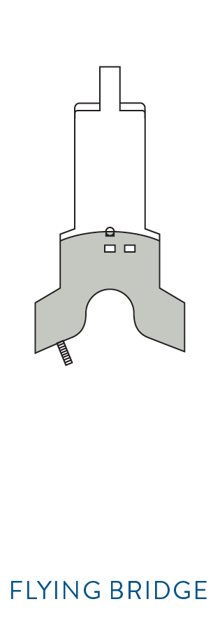 Deck plan for Fly Bridge