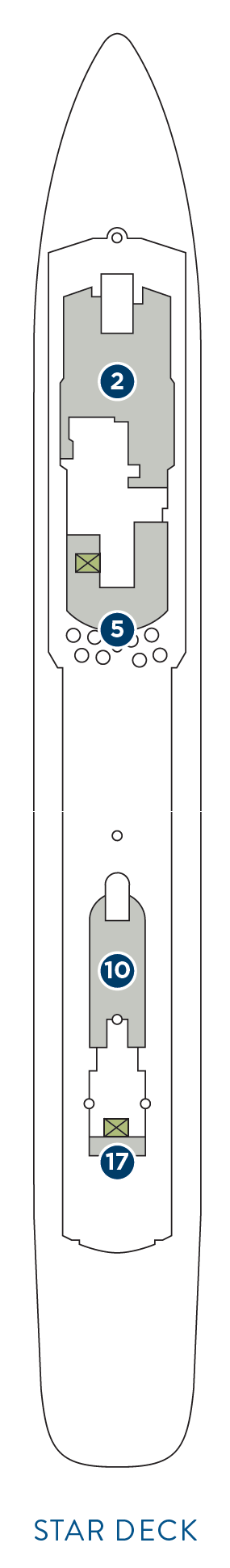 Deck plan for Star Deck