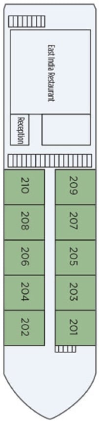 Deck plan for Main Deck
