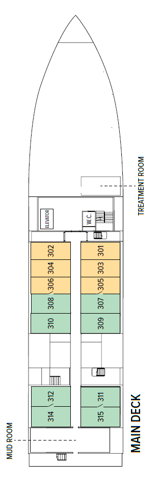 Deck plan for Main Deck