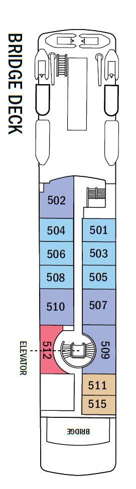 Deck plan for Bridge Deck