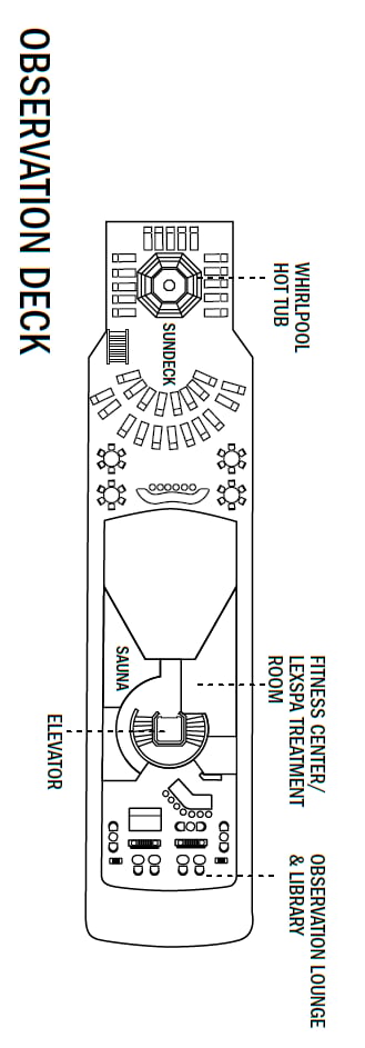 Deck plan for Observation Deck