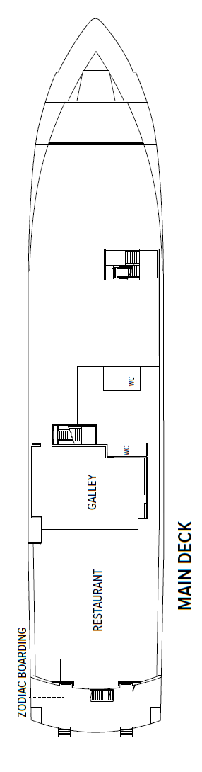 Deck plan for Main Deck