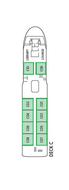 Deck plan for Deck C