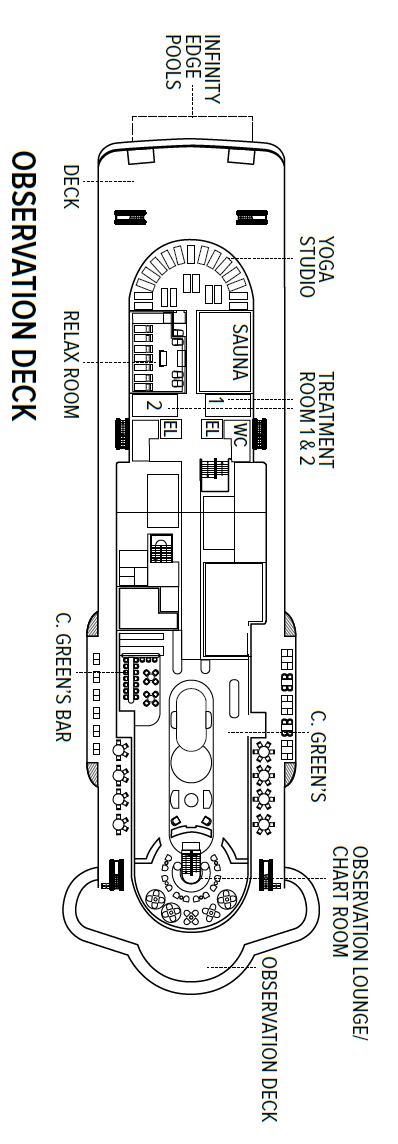 Deck plan for Observation Deck