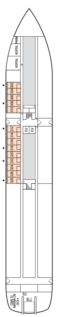 Deck plan for Deck 3