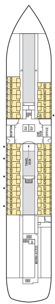 Deck plan for Deck 4