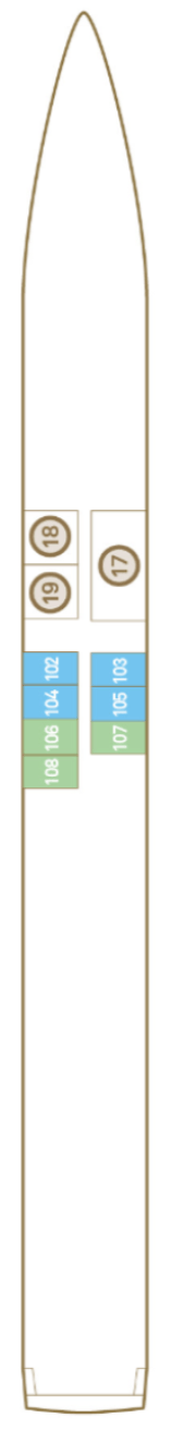 Deck plan for Jewel Deck