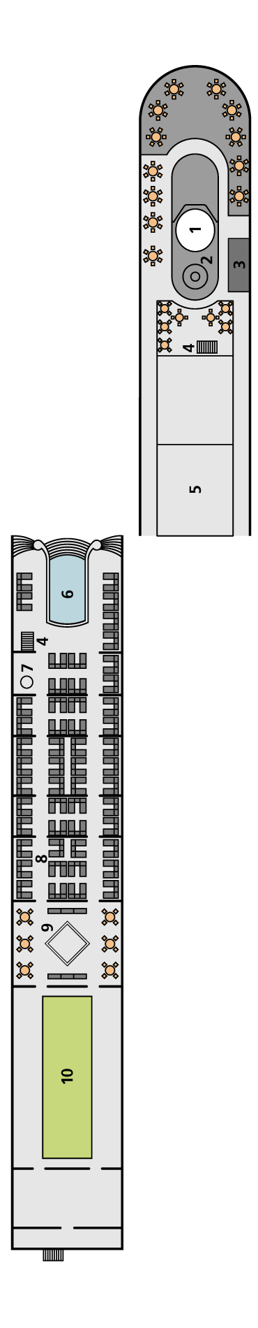 Deck plan for Deck 4