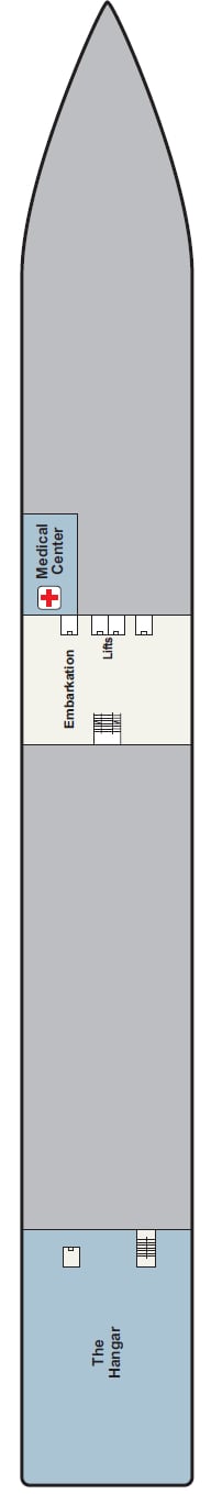 Deck plan for Deck A