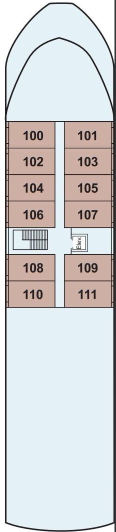 Deck plan for Main Deck