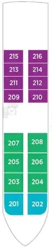 Deck plan for Lotus Deck