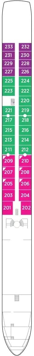 Deck plan for Cello Deck