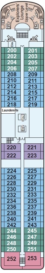 Deck plan for Deck 2