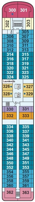 Deck plan for Deck 3