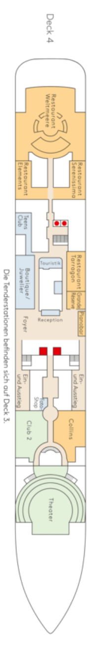 Deck plan for Deck 4