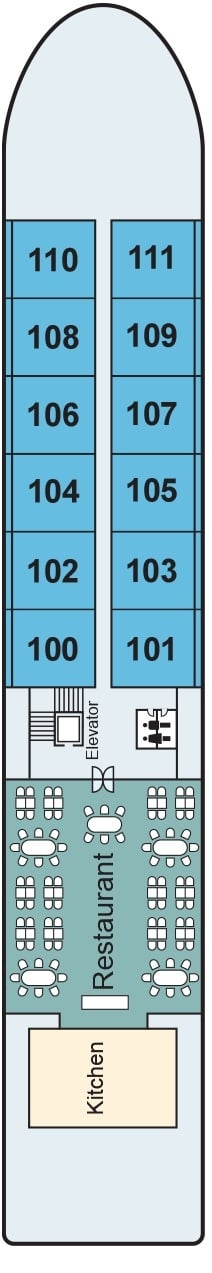 Deck plan for Main Deck