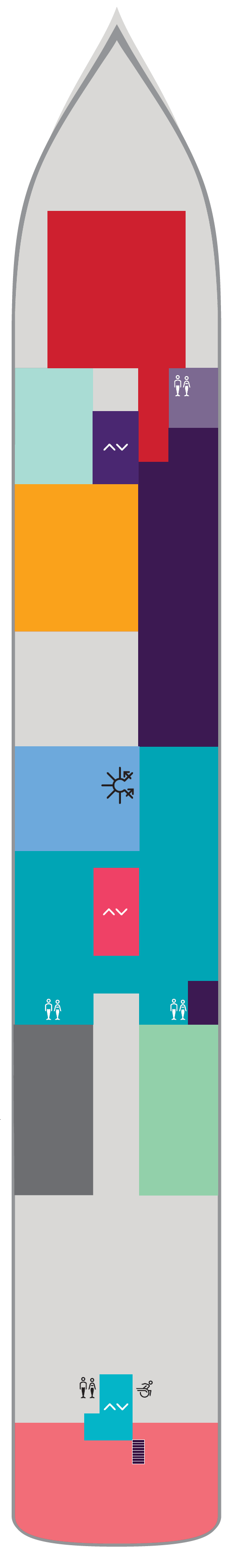 Deck plan for Deck 6