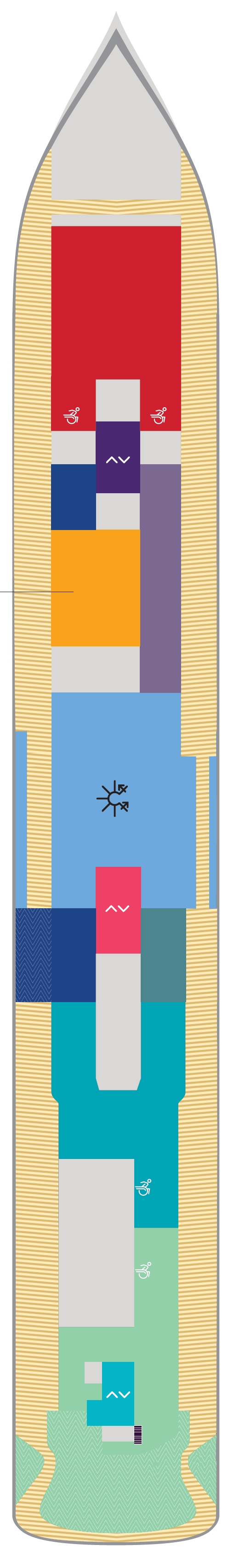 Deck plan for Deck 7