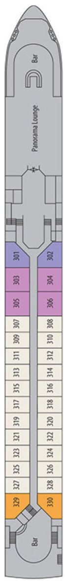 Deck plan for Diamond Deck