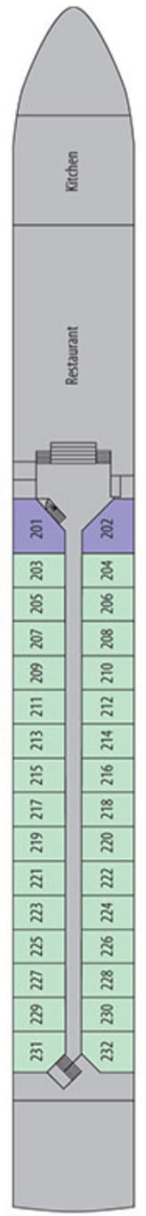 Deck plan for Ruby Deck