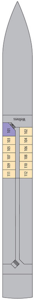 Deck plan for Emerald Deck