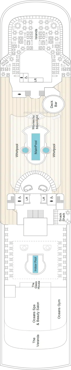 Deck plan for Deck 9