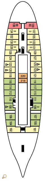 Star Flyer deck plan — Commodore Deck