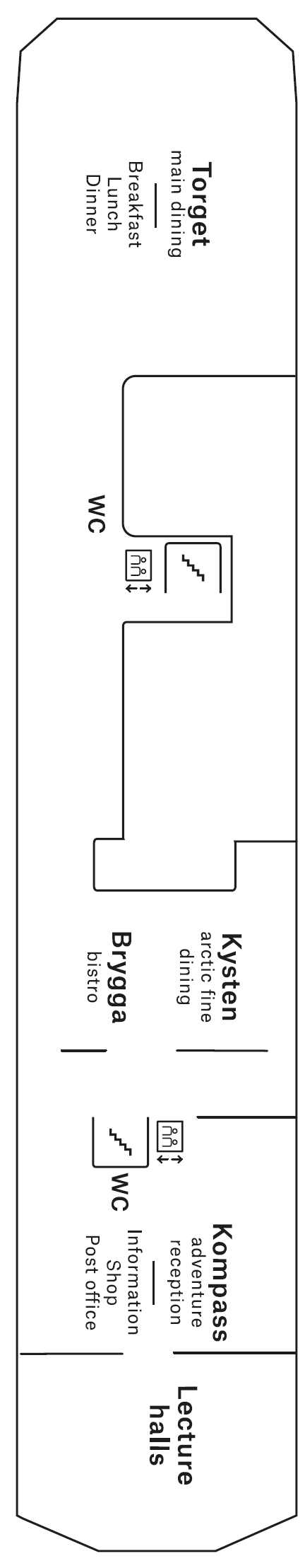 Deck plan for Deck 4