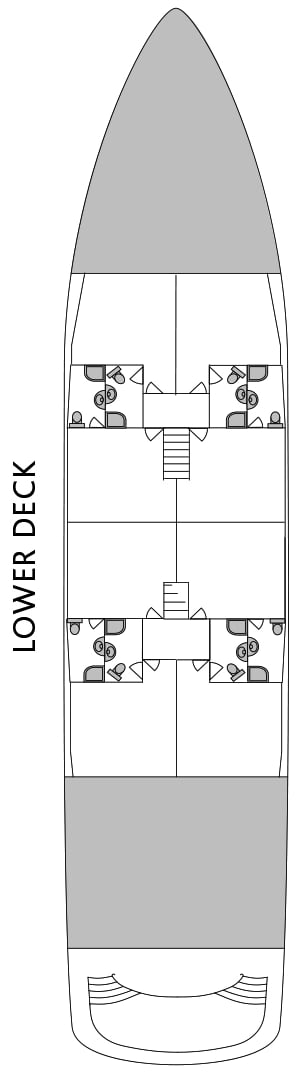 Deck plan for Lower Deck