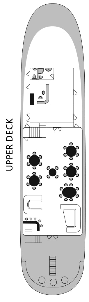 Deck plan for Upper Deck