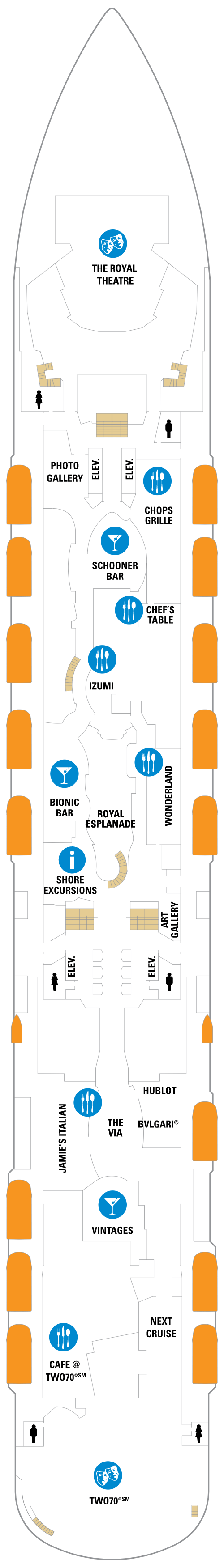 Deck plan for Deck 05