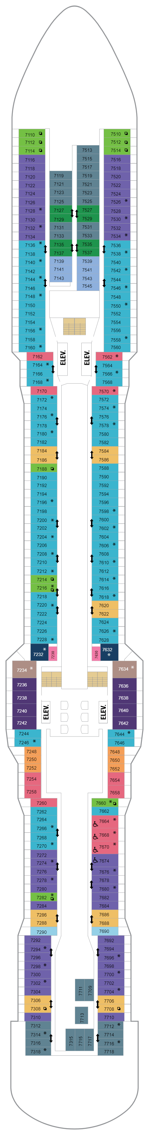 Deck plan for Deck 07