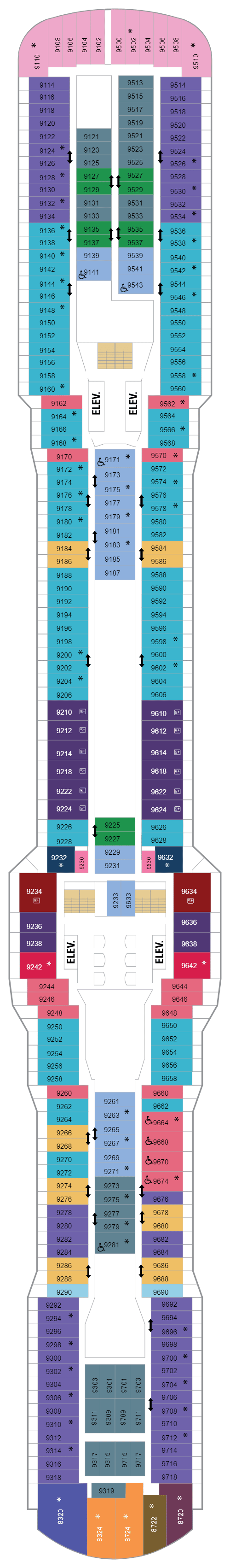 Deck plan for Deck 09